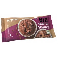 Schnitzer BIO bezglutēna šokolādes kēksiņi, 140g